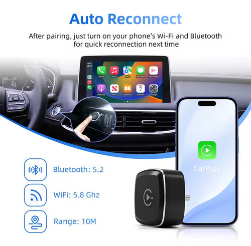 CarPlay Android Auto sans fil