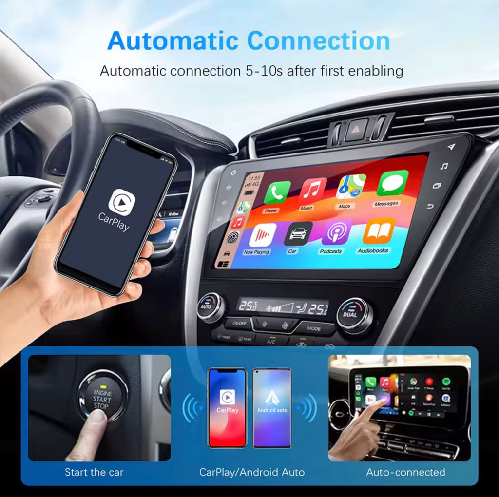 CarPlay Android Auto sans fil